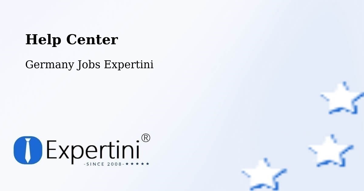 Help Center – Freiberg - Germany Jobs Expertini