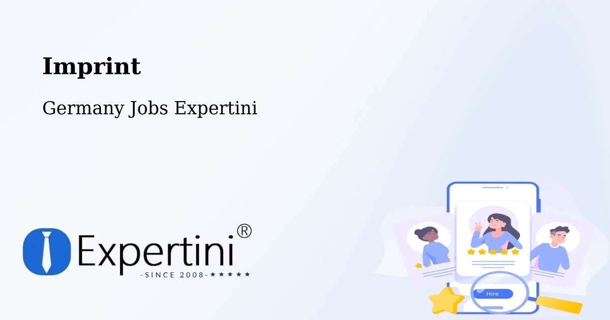 Imprint – Freiberg - Germany Jobs Expertini